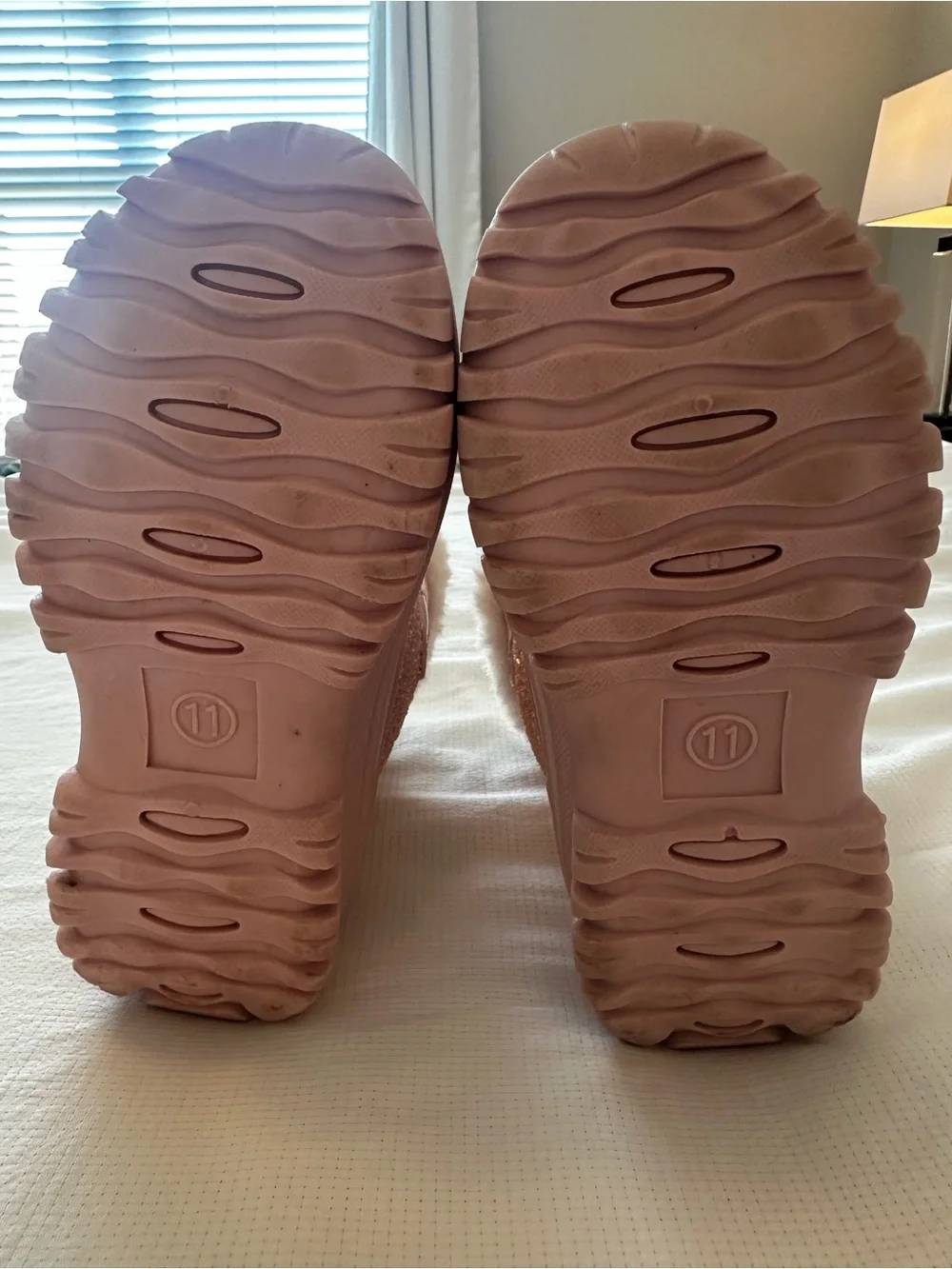 Fall Creek Kids Pink Glitter Snow Boots